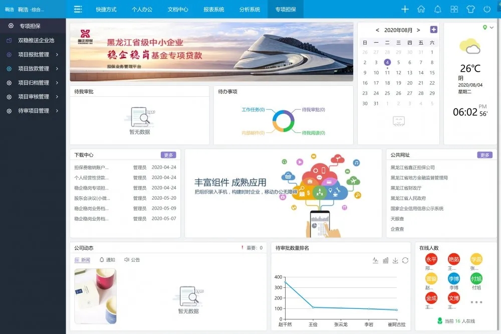 華天動(dòng)力OA協(xié)助鑫正擔(dān)?！半p穩(wěn)平臺(tái)”通過“等保三級(jí)”審驗(yàn)