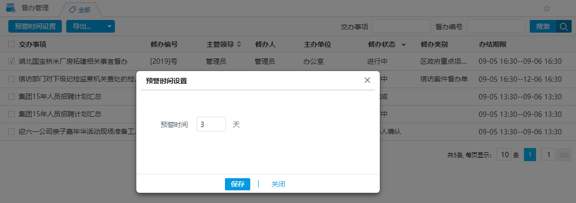 華天動(dòng)力督查督辦系統(tǒng)，事前、事中、事后閉環(huán)管理